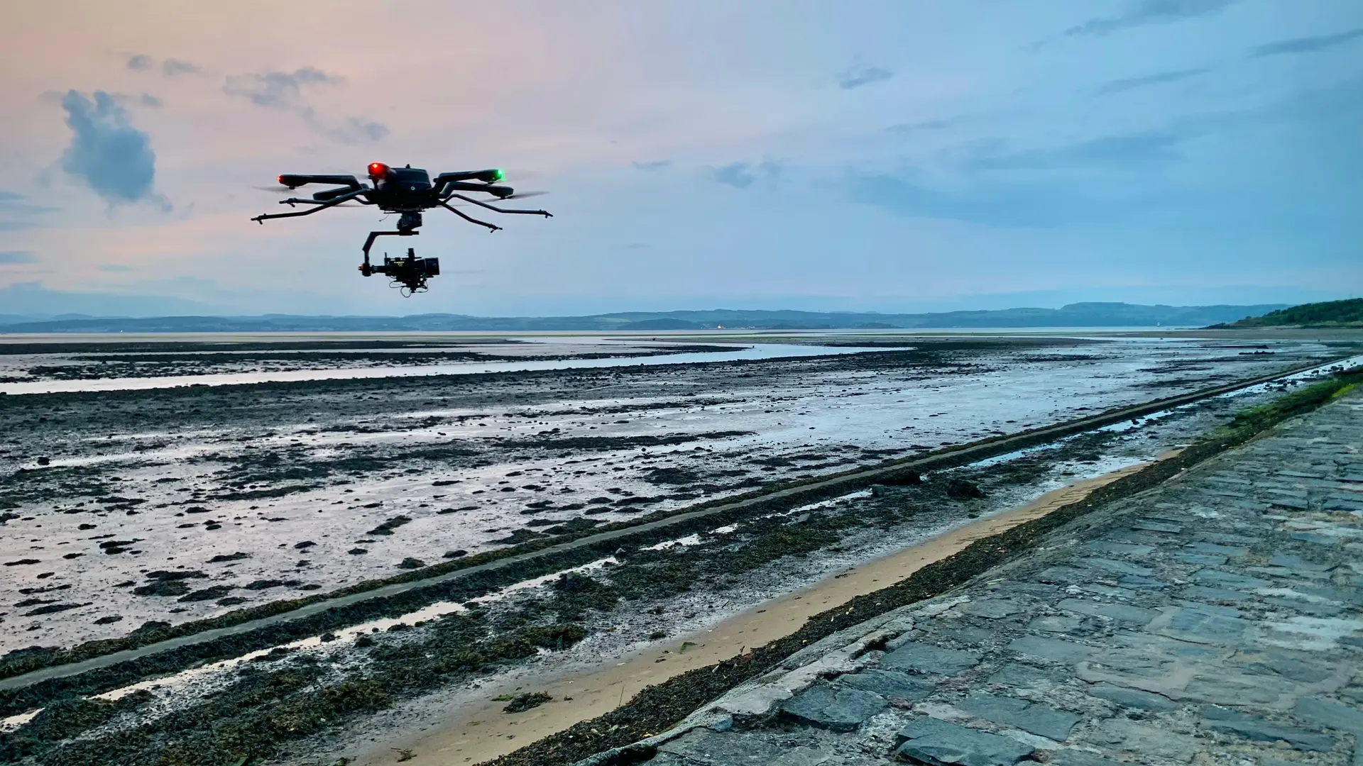 Over estuary Edinburgh